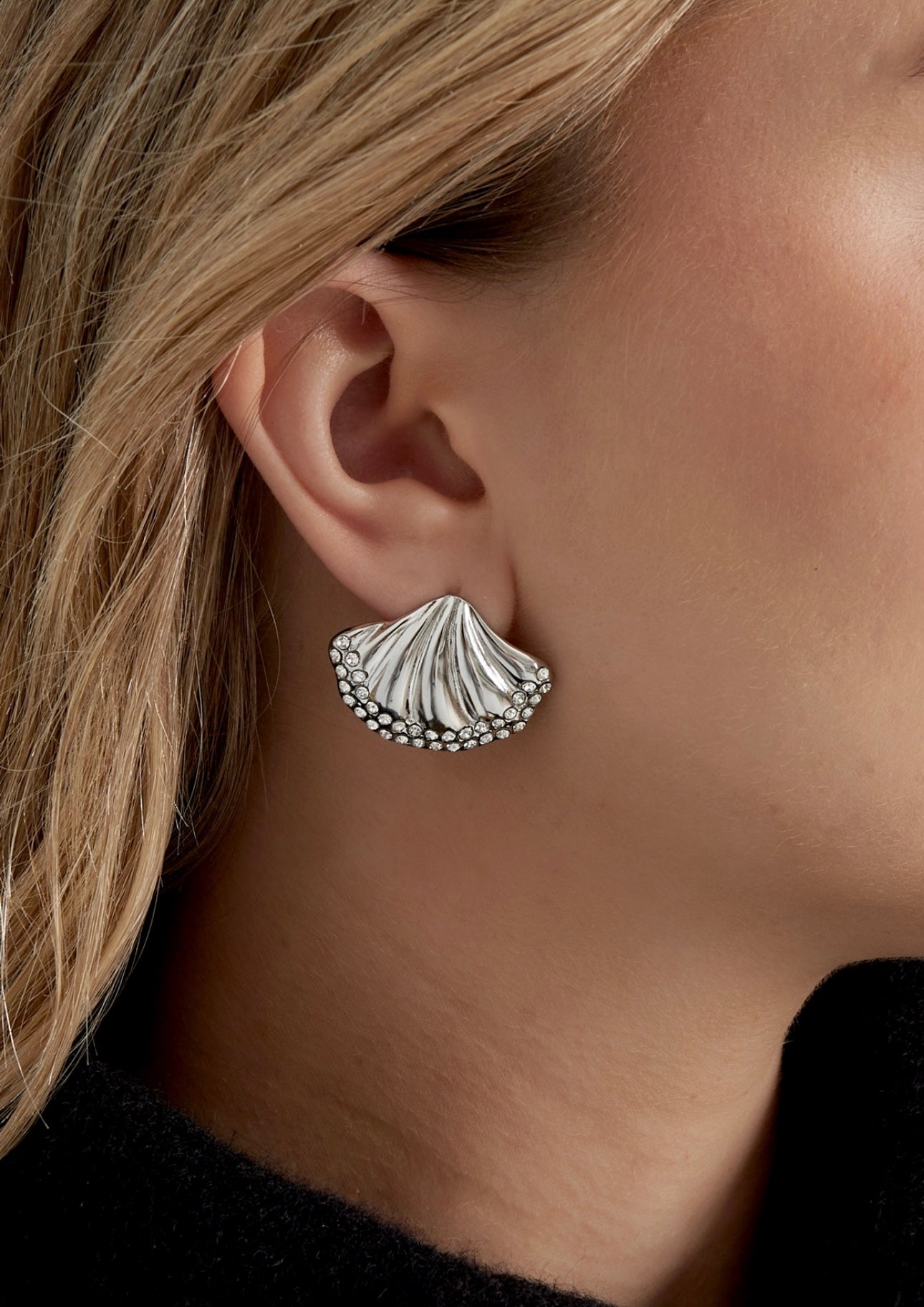 Boucles d’oreilles argenté