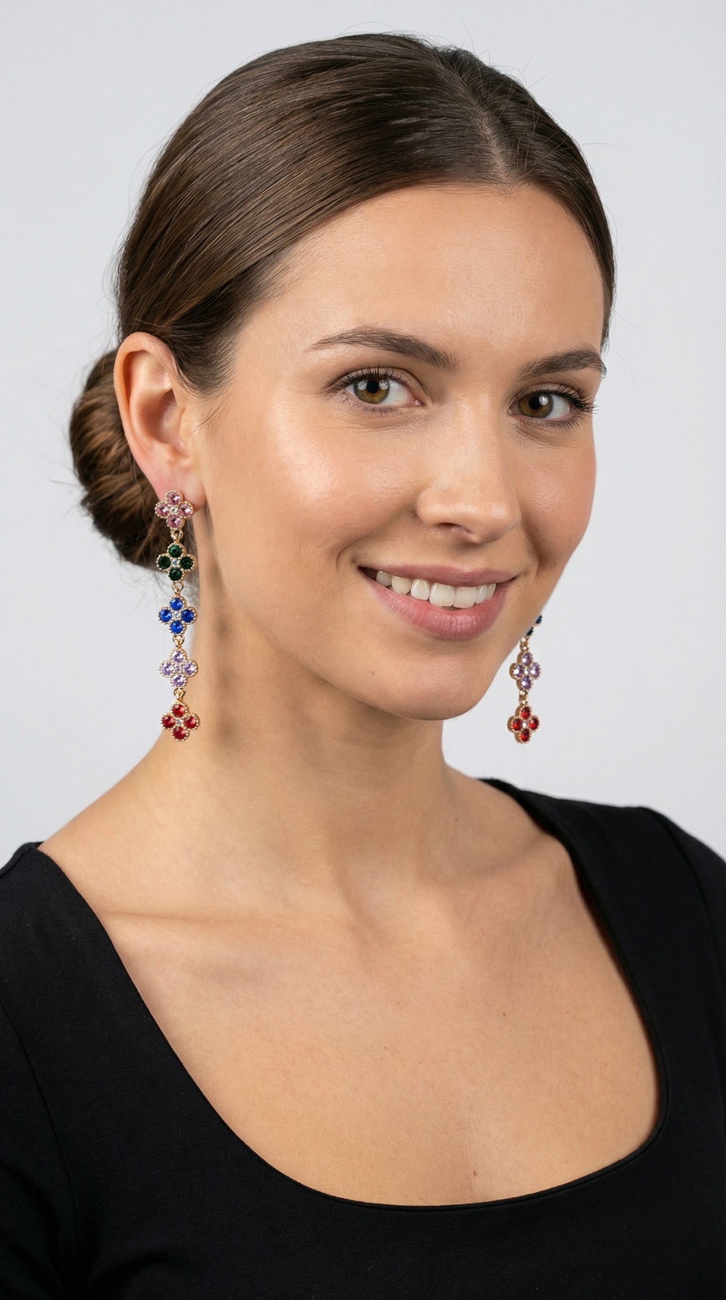 Boucles d’oreilles trèfles