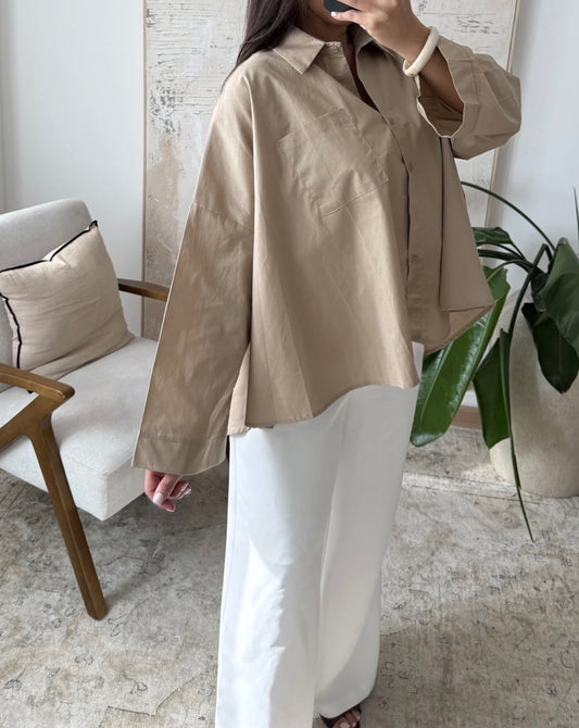 Chemise Yamina Taupe