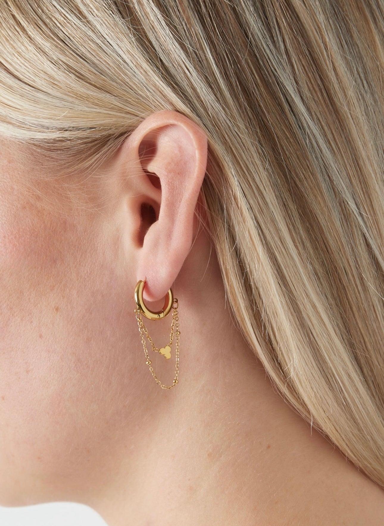 Boucles d’oreilles doré