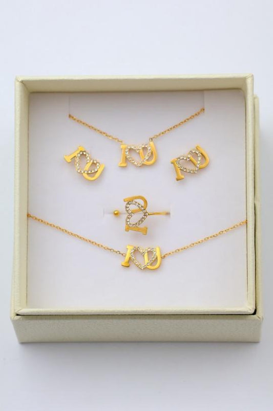 Ensemble parure avec boîte