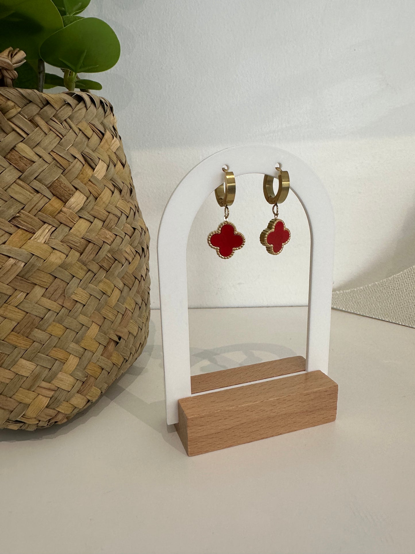 Boucles d’oreilles Vanille