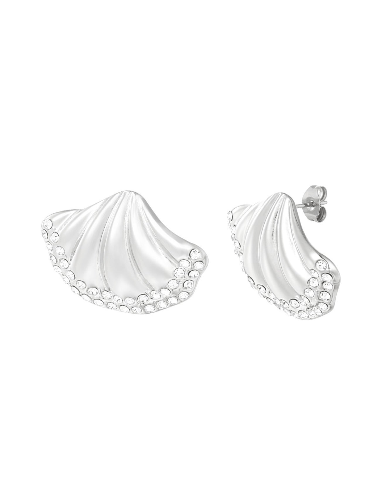 Boucles d’oreilles argenté