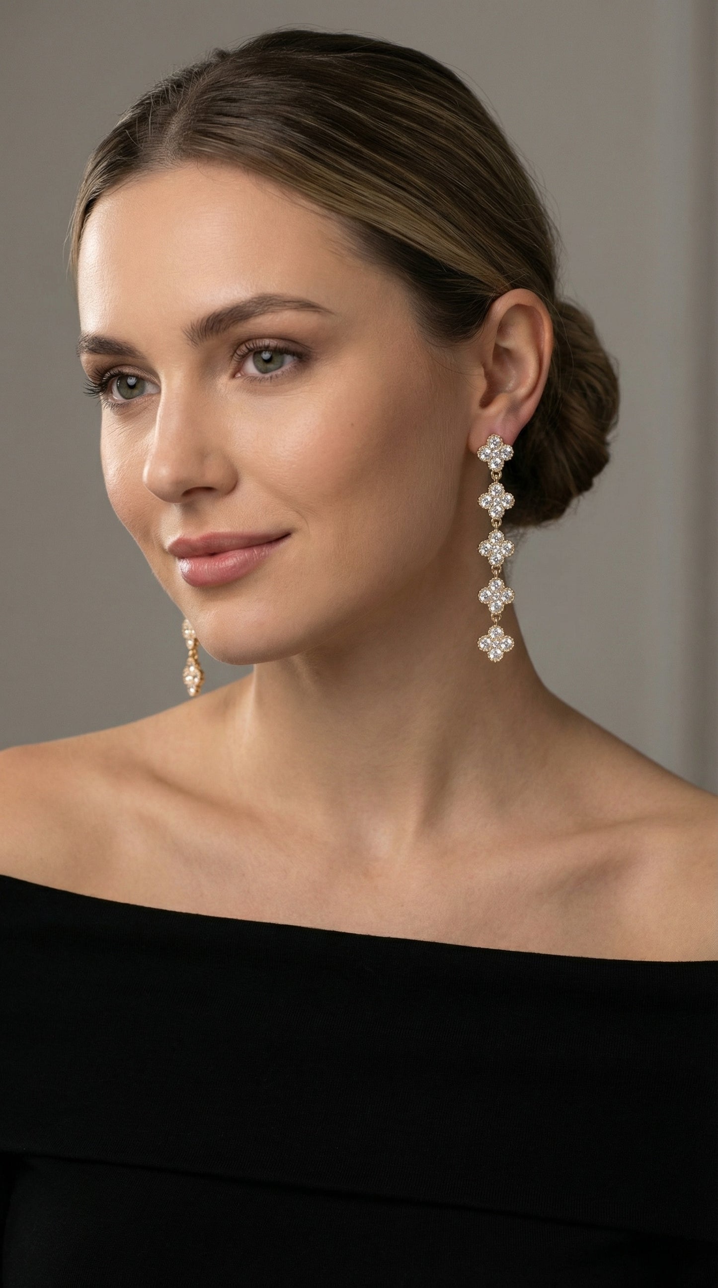 Boucles d’oreilles trèfles