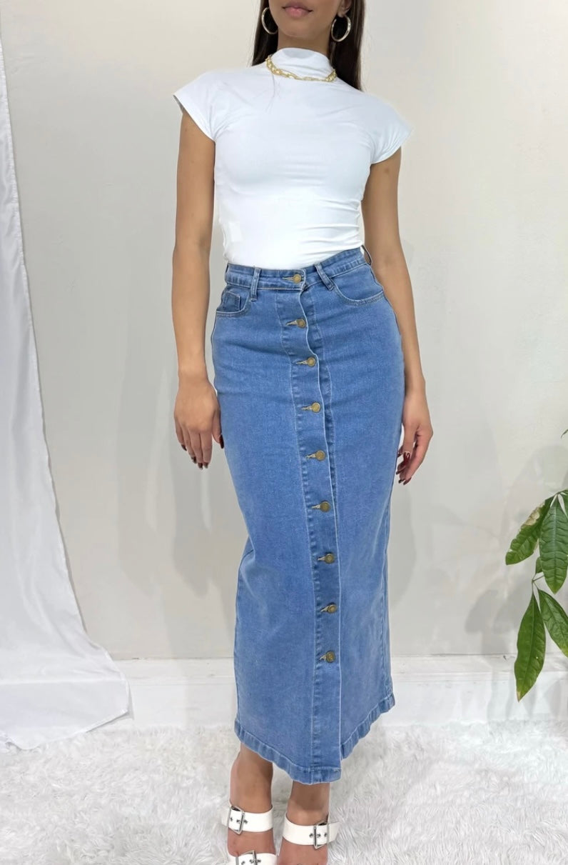 Jupe jean