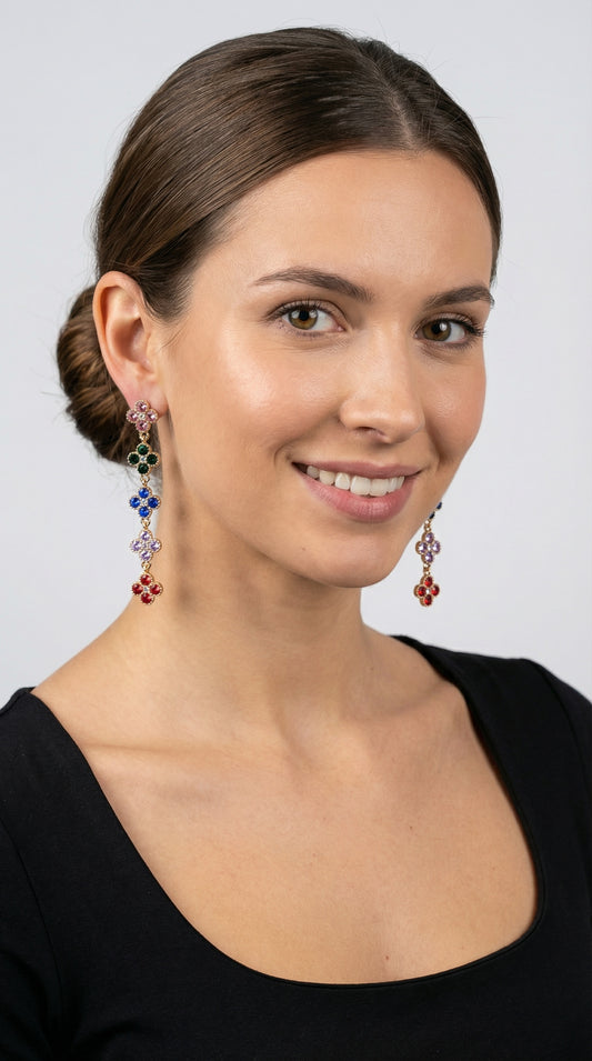 Boucles d’oreilles trèfles