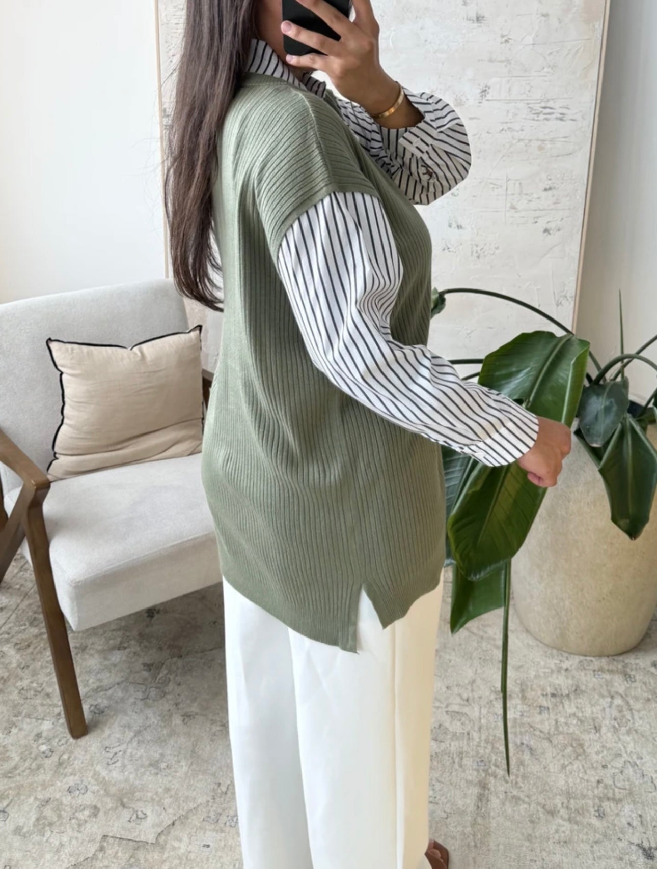 Tunique Samia Kaki