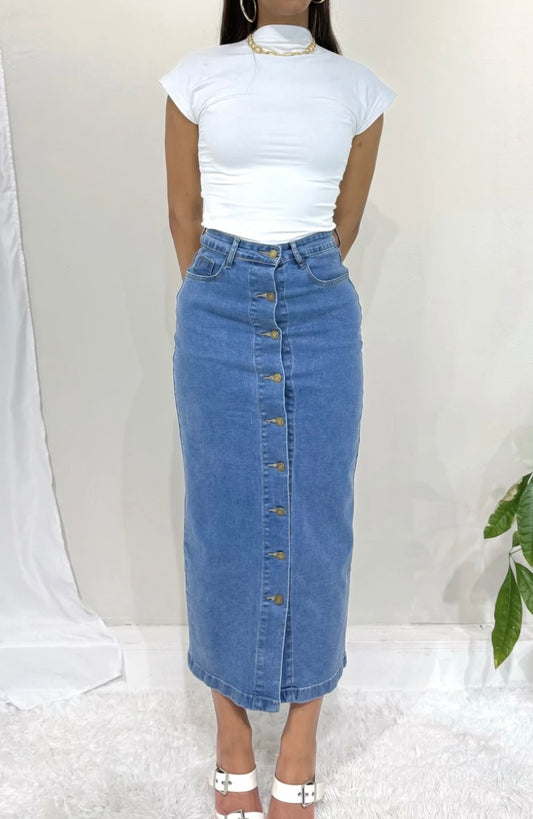 Jupe jean