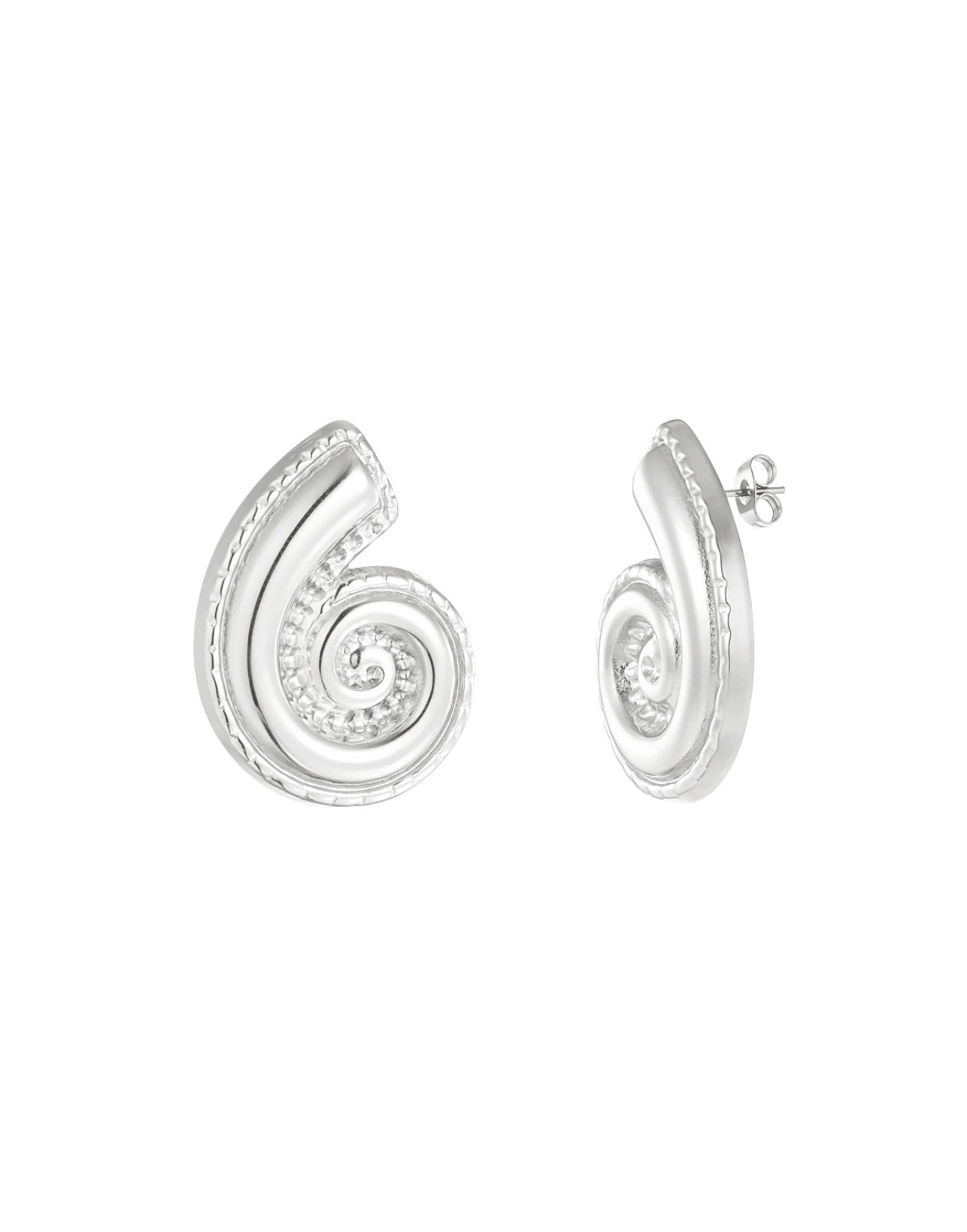 Boucles d’oreilles argenté