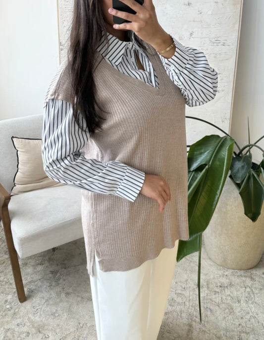 Tunique Samia Taupe