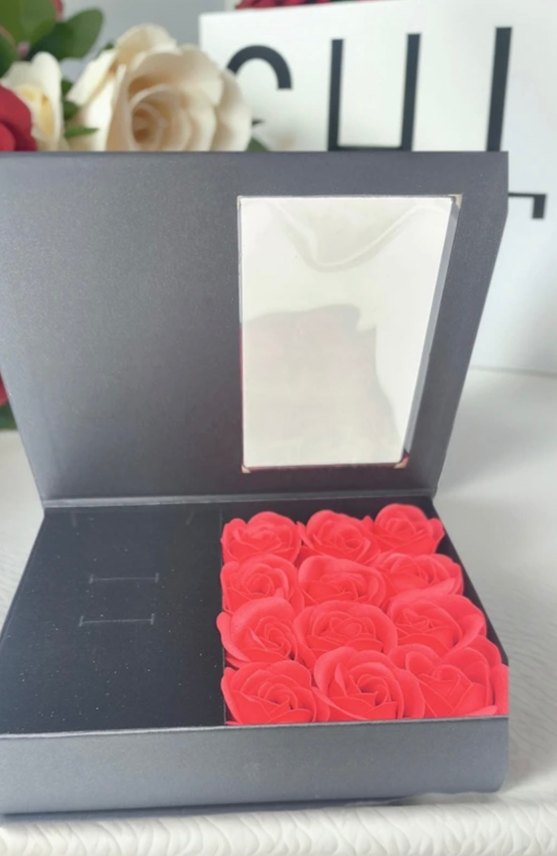 Boîte à bijoux fleurs